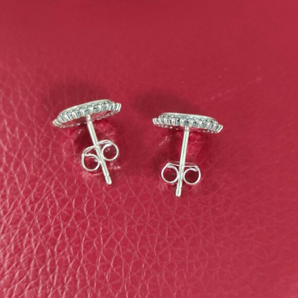 Kermit the Frog Stud Earring Round Earring S925 Sterling Silver - Picture 3 of 8